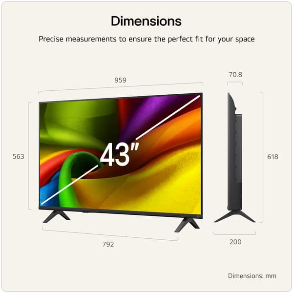 LG 43" NU85 – 4K LED TV