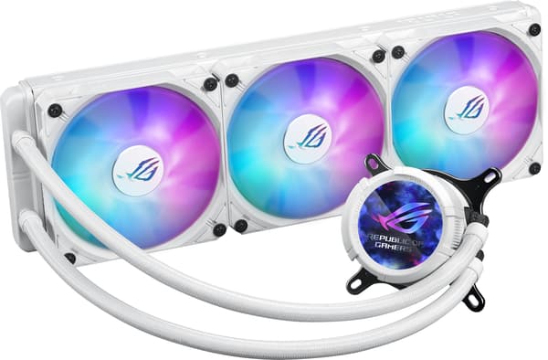 ASUS ROG STRIX LC III 360 ARGB LCD vätskekylningssystem, vit