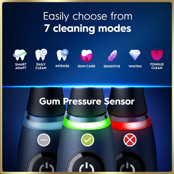 Oral-B iO9 eltandborste, blå + laddningsbart resefodral