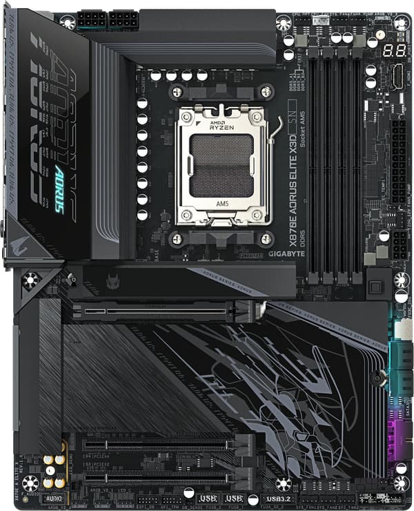 Gigabyte X870E AORUS ELITE X3D ATX-moderkort