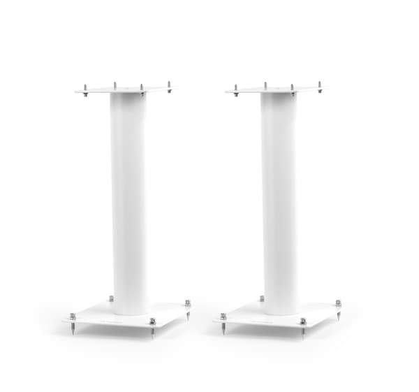 Norstone Stylum 1 högtalarstativpar, vit satin