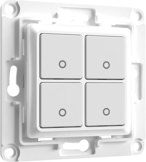 Shelly Wall Switch 4 -vægstrømafbryder, hvid