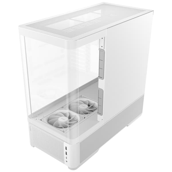 Antec C6 Curve Air Mid-Tower ATX-chassi, vit