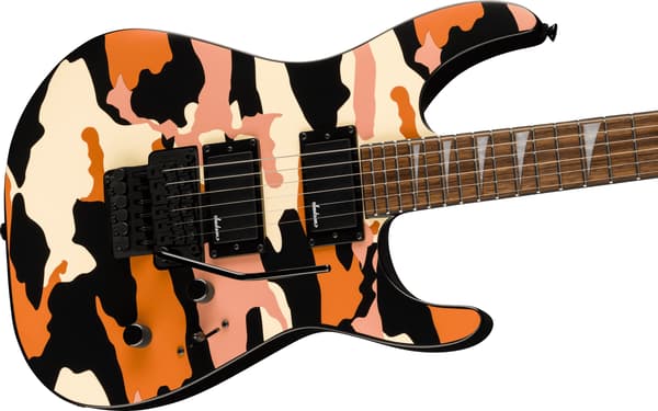 Jackson X Series Soloist SLX DX Camo elgitarr, Butterscotch Camo
