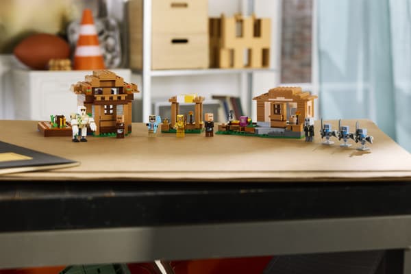 LEGO Minecraft 21596 - Angreppet på främlingbyn