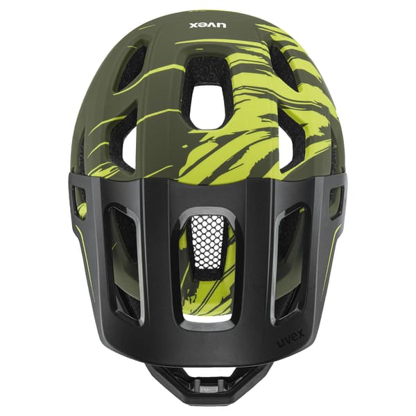 Uvex React JR Fullface cykelhjälm 52 - 56 cm, mörkoliv matt