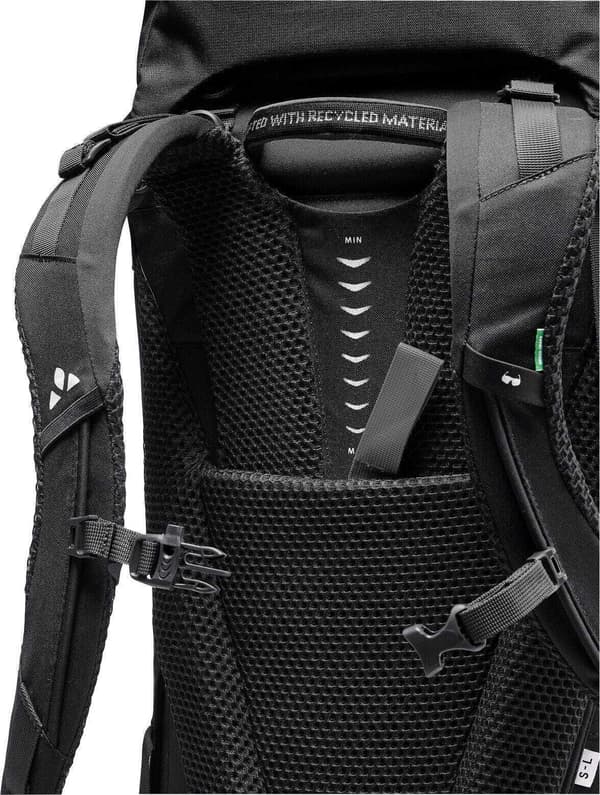 Vaude Astrum EVO 60 + 10 ryggsäck, svart