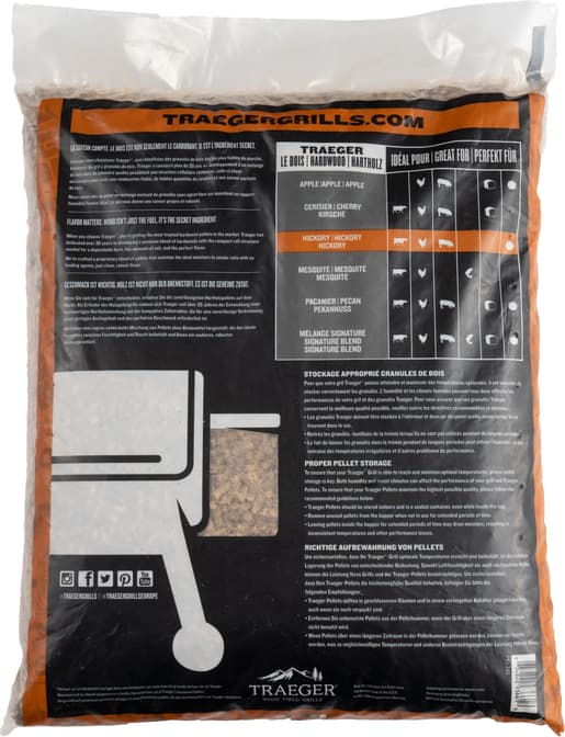 Traeger FSC Hickory pelletsäck, 9 kg
