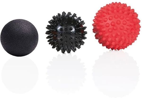 Gymstick Massageboll Set -massagebollar, 3 st