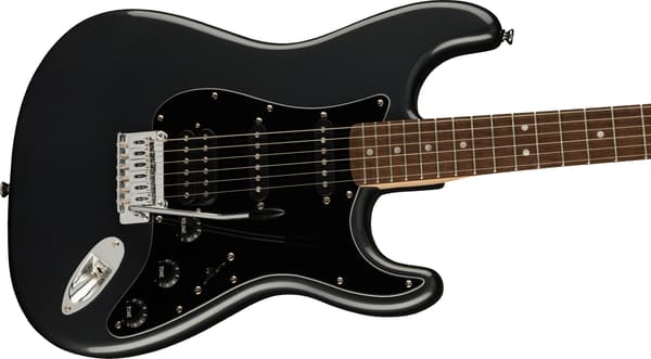 Fender Squier Affinity Series Stratocaster HSS Pack -gitarrpaket, Charcoal Frost Metallic