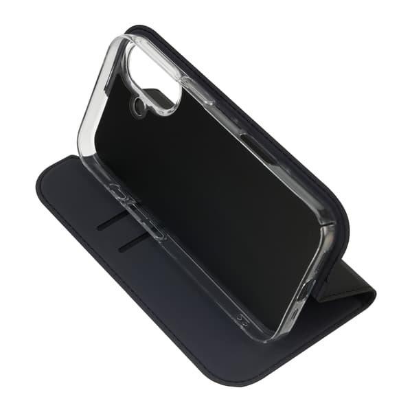 FoneKit BookCase skyddsfodral, iPhone 17, svart