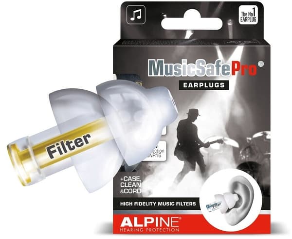 Alpine Musicsafe Pro öronproppar, transparent