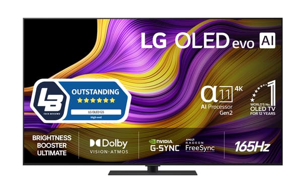 LG 55" OLED evo G5 – 4K TV med stativ