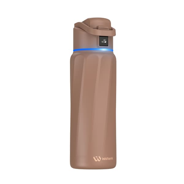WaterH BOOST Chug Lid smart vattenflaska, 946 ml, Chocolate Mousse