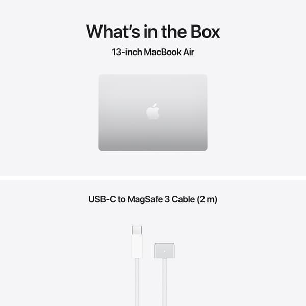 Apple MacBook Air 13" M5 16 GB, 1 TB bärbar dator, silver