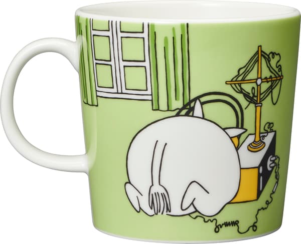 Arabia Mumin Muminmugg, 0,3L, gräsmattegrön