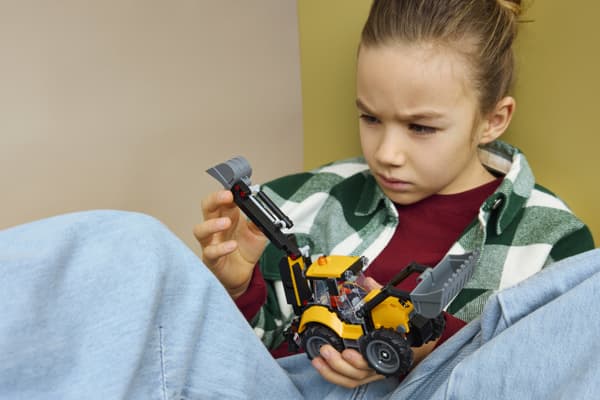 LEGO City Great Vehicles 60480 – Gul traktorgrävare