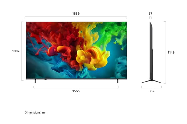 LG 85" QNED 82 – 4K Mini–LED TV (2026)