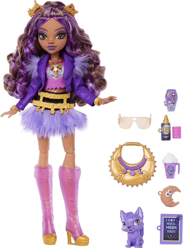 Monster High Clawdeen modedocka