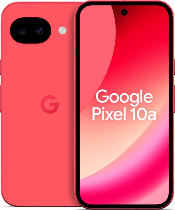Google Pixel 10a 5G-telefon, 128/8 GB, Berry