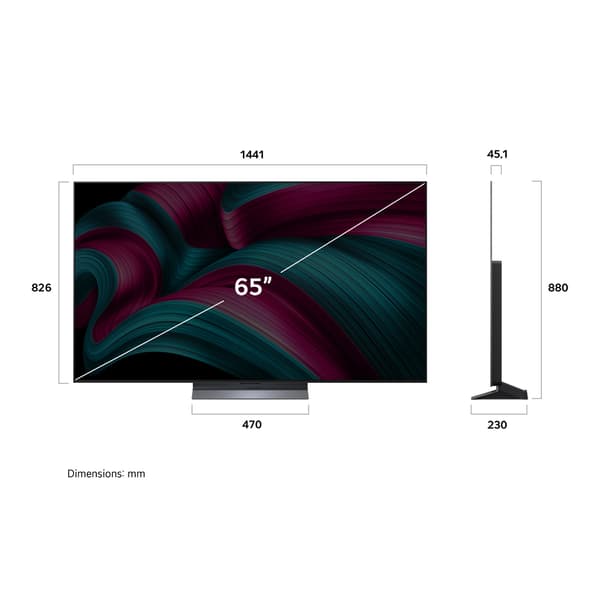LG 65" OLED evo C5 – 4K TV (C55)