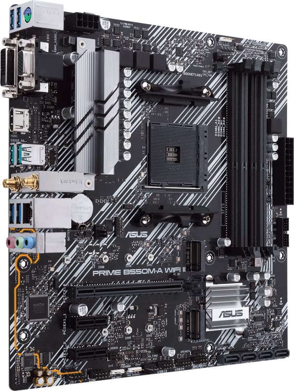 Asus PRIME B550M-A WIFI II AM4 microATX-moderkort