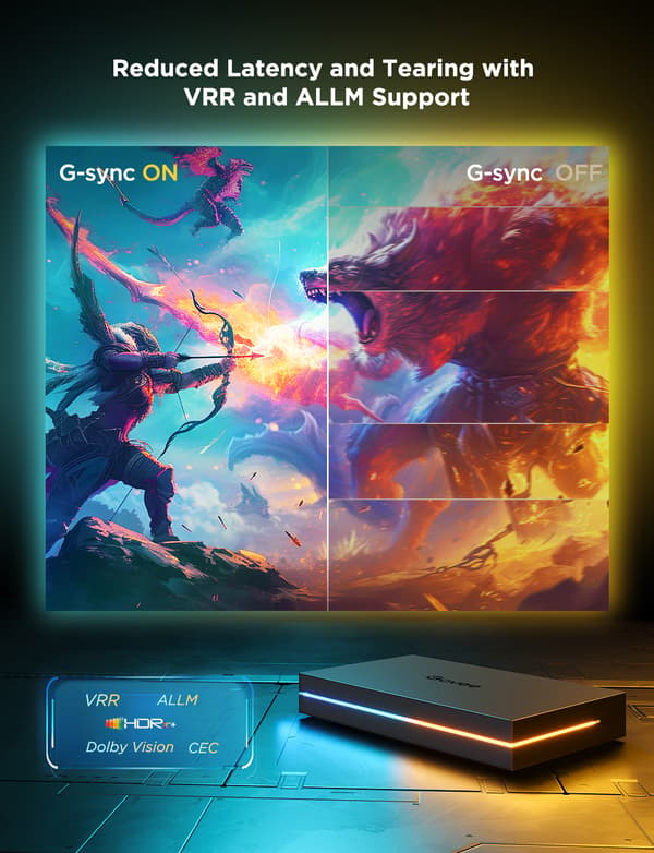 Govee AI Sync Box Kit 2 smart belysningsset, 27-34"