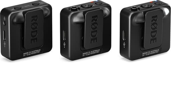 Rode Wireless GO 3 -trådlöst mikrofonssystem