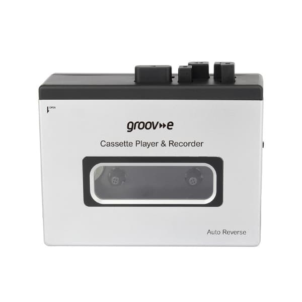 Groov-e PS530SR bärbar kassettbandspelare med Bluetooth