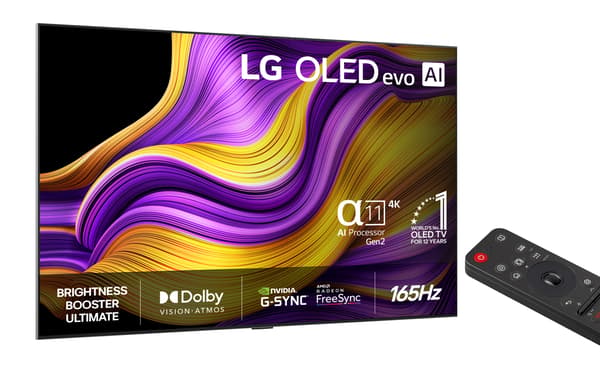LG 55" OLED evo G5 – 4K TV med väggfäste