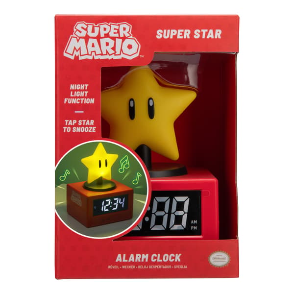Paladone Super Mario Stjärna väckarklocka