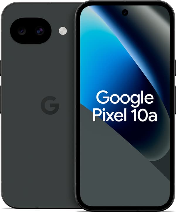 Google Pixel 10a 5G-telefon, 128/8 GB, Obsidian