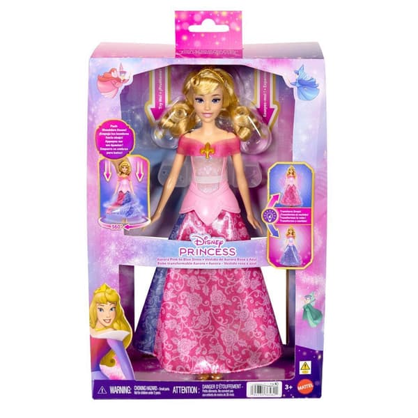 Disney Princess förvandlingsbar Prinsessan Aurora, mode-docka