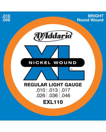 D'Addario EXL110 010 - 046 strängar till elgitarr