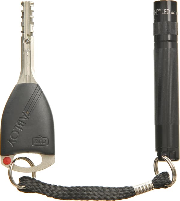 Maglite Solitaire LED-nyckelringslampa, svart