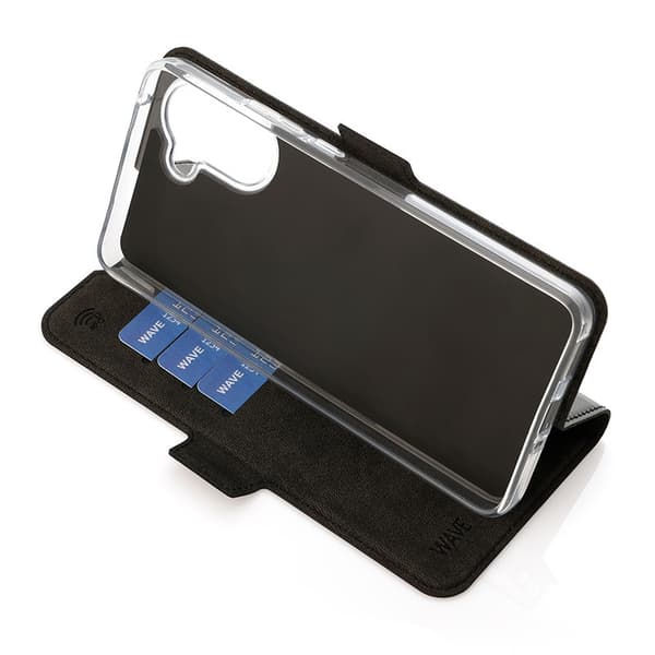 Wave Book Case skyddsfodral, OnePlus Nord CE5, svart
