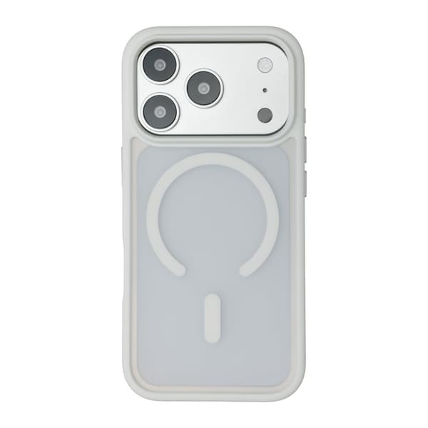 FoneKit MagSafe Soft Touch skyddsfodral, iPhone 18 Pro Max / 17 Pro Max, vit