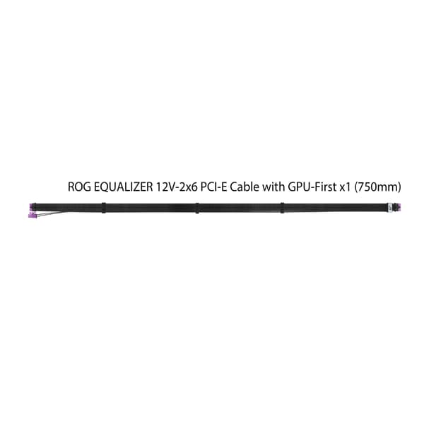 Asus ROG Equalizer 12V-2x6 PCIe strömkabel, svart