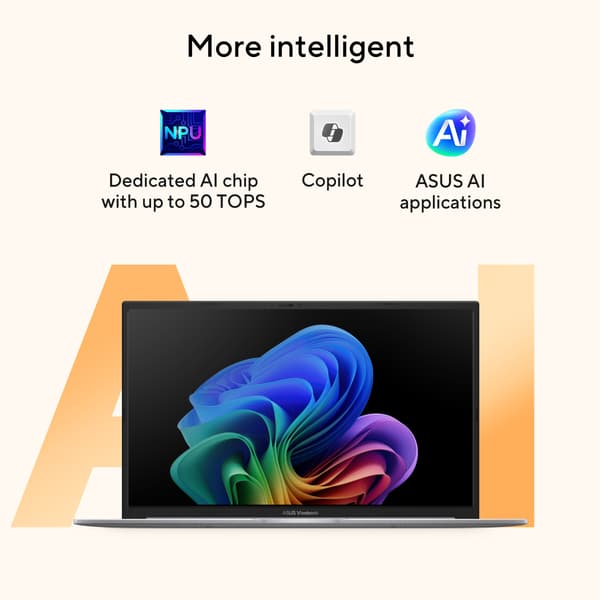 ASUS Vivobook 18 bärbar dator, Windows 11 (D1807GA-S8080W)