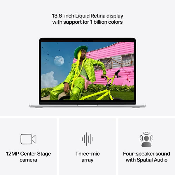 Apple MacBook Air 13" M5 24 GB, 1 TB bärbar dator, silver