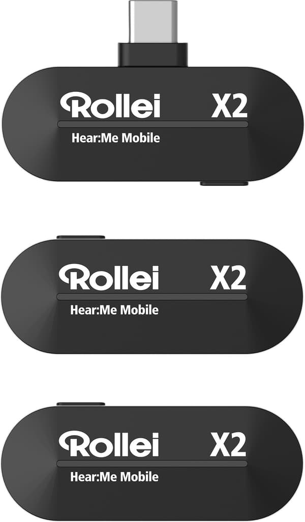 Rollei Hear:Me Wireless Mobile X2 kompakt USB-C-mikrofon