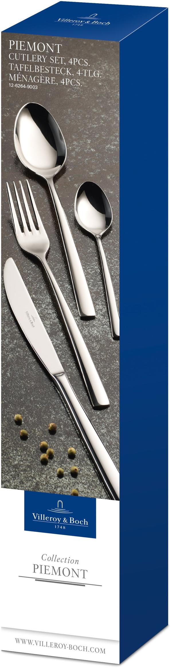 Villeroy & Boch Piemont -bestickset, 4 delar