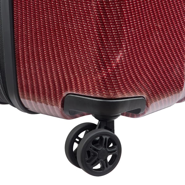 Delsey Helium Ultimate Expanderbar 76 cm resväska, röd