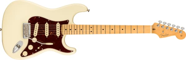 Fender American Professional II Stratocaster elgitarr, Olympic White