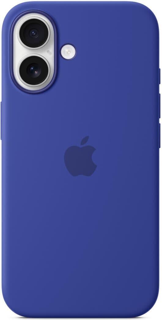 Apple iPhone 16 silikonfodral med MagSafe, ultramarin