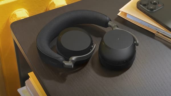 Jabra Evolve3 75 LINK390A trådlöst headset + dockningsstation, MS, svart