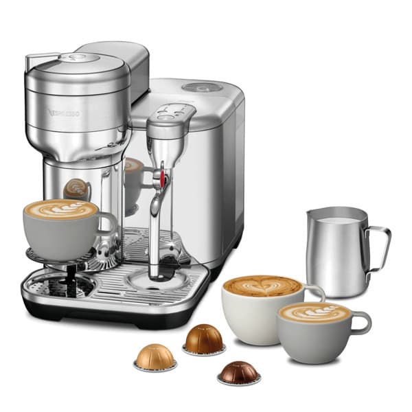 Nespresso Vertuo by Sage kapselmaskin, borstat stål
