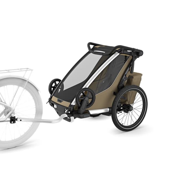 Thule Chariot Cross 2 Single cykelvagn, khaki