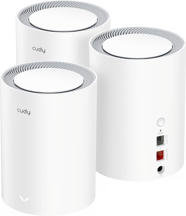 Cudy M3000 WiFi 6 -Mesh-system, 3-pack