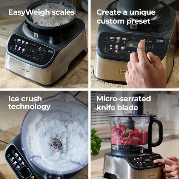 Kenwood FDM73.480SS MultiPro OneTouch matberedare, stål